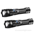 2022 Hot Sale XHP50 1000 Lumens Ultra Bright Micro USB 18650/3*AAA Torch Rechargeable Zoomable
